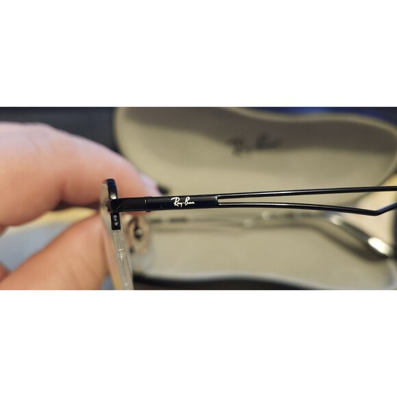 Ray-Ban RB 6216 Eyeglass Frames – Black 54□17 140 with Case – No Lenses - Picture 6 of 12